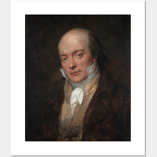 Portrait de Pierre-Jean de Beranger by Ary Scheffer Wall Art by Classic Art Stall